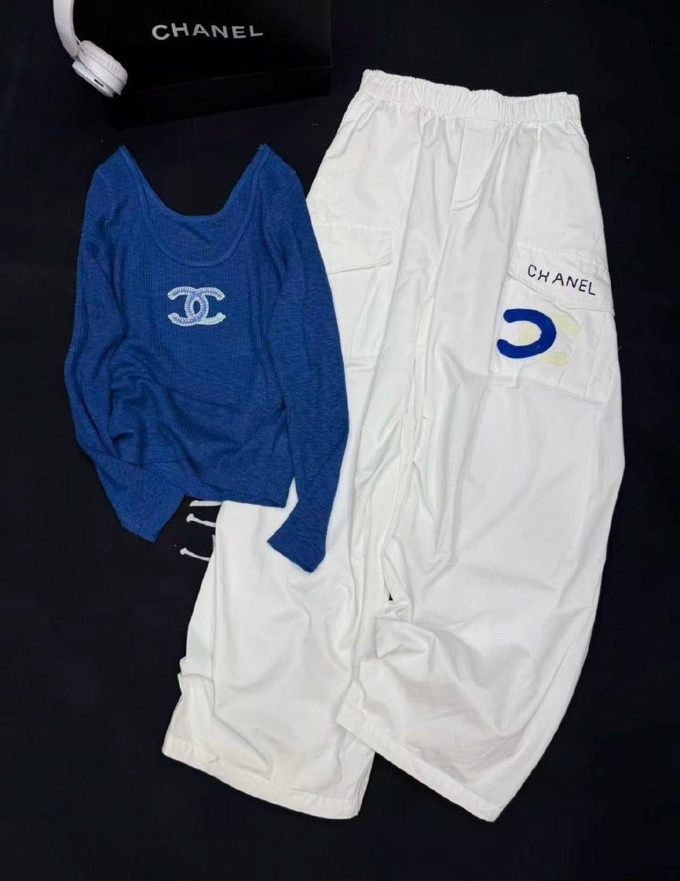 Chanel Set - Blue