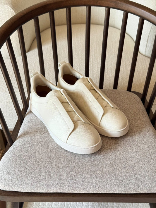 Zegna Panel Sneakers - White