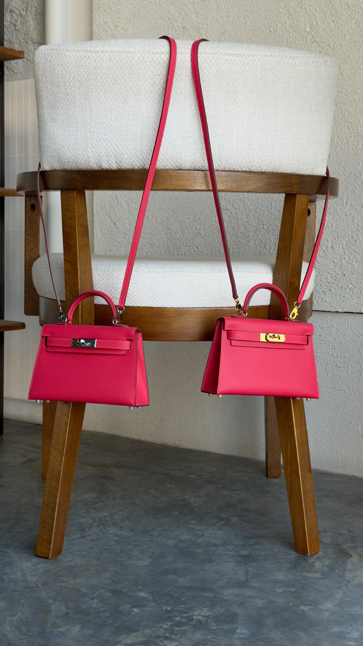Hermès Mini Kelly Handbag - Pink