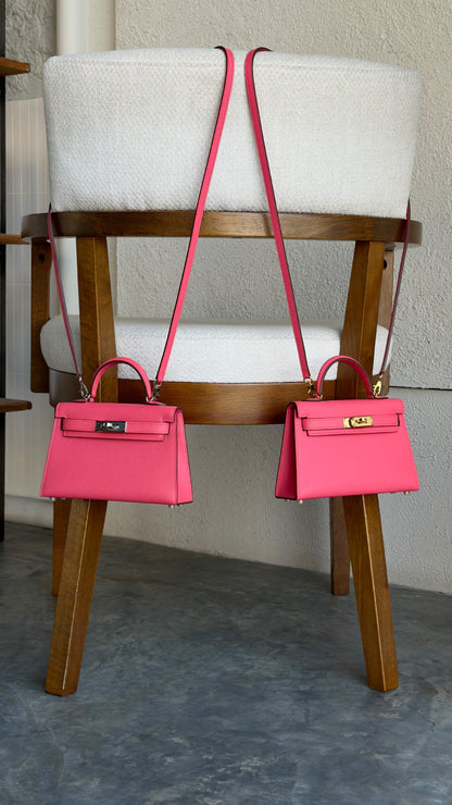 Hermès Mini Kelly Handbag - Pink