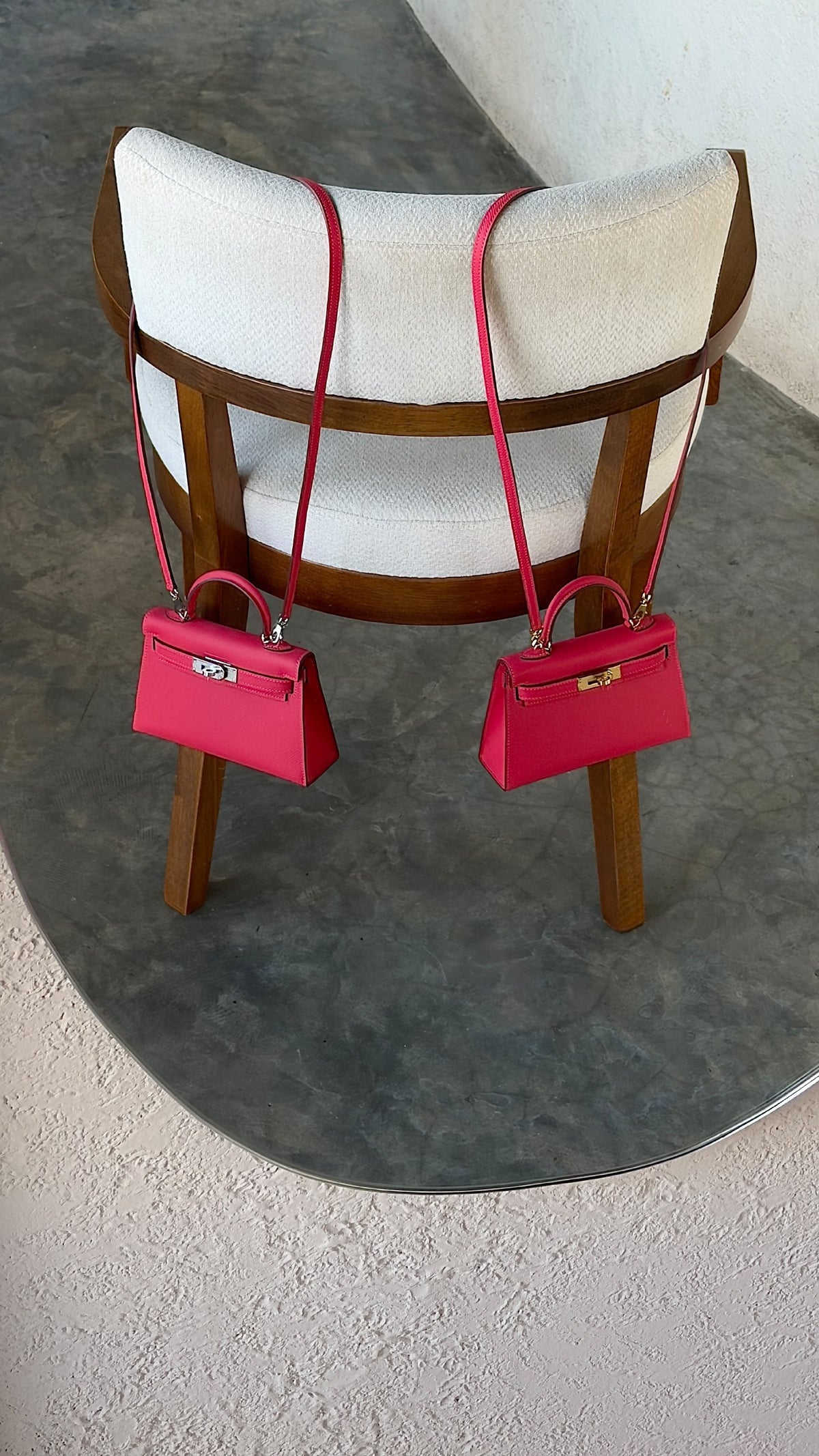 Hermès Mini Kelly Handbag - Pink