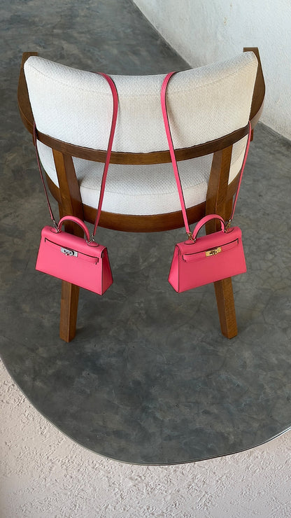 Hermès Mini Kelly Handbag - Pink