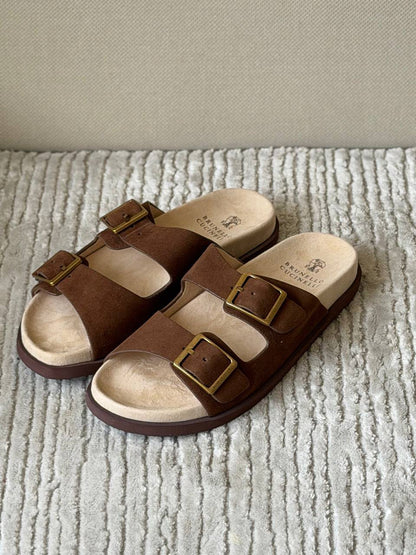 Brunello Cucinelli Slippers - Brown