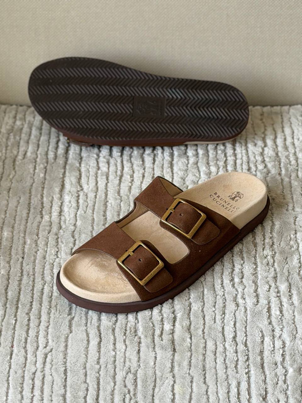 Brunello Cucinelli Slippers - Brown