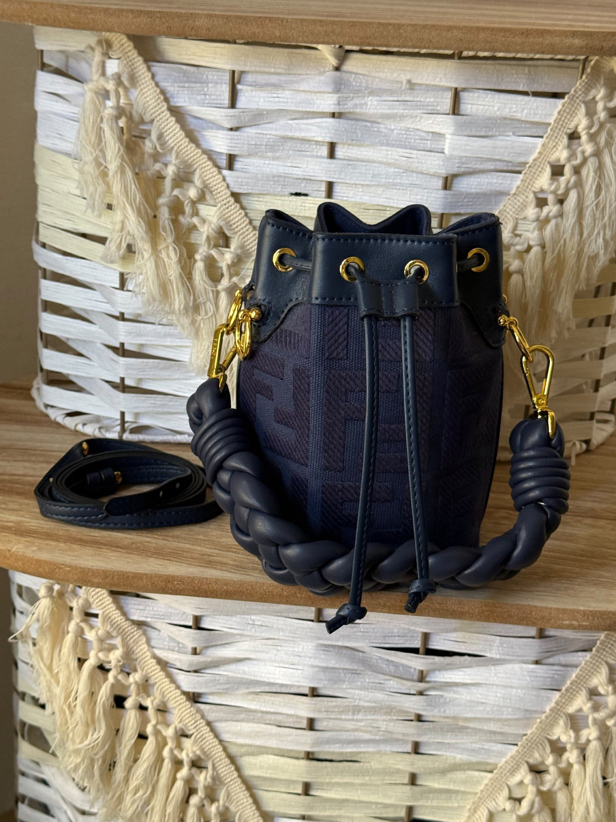 Fendi Shoulder Bag - Navy