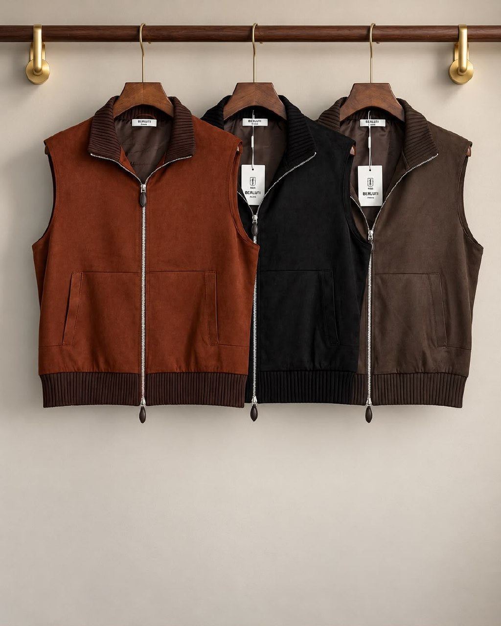 Berluti Jacket - Brown, Black