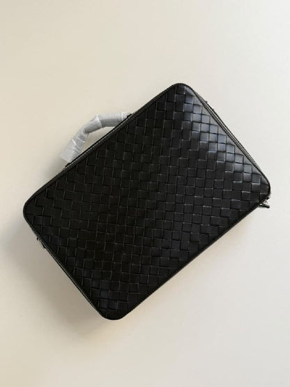 Bottega Veneta Laptop Bag - Dark Brown
