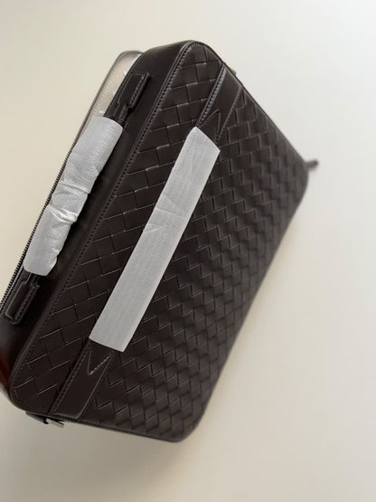 Bottega Veneta Laptop Bag - Dark Brown