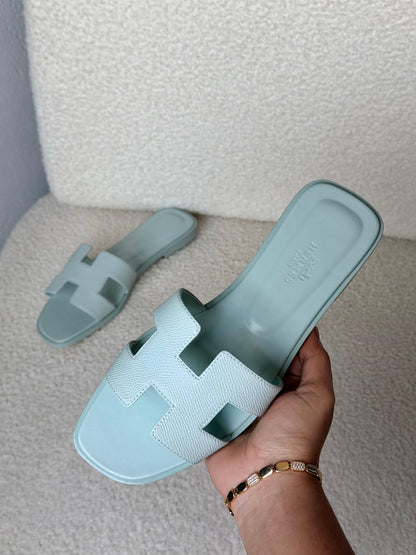 Hermès Slippers - Light Blue