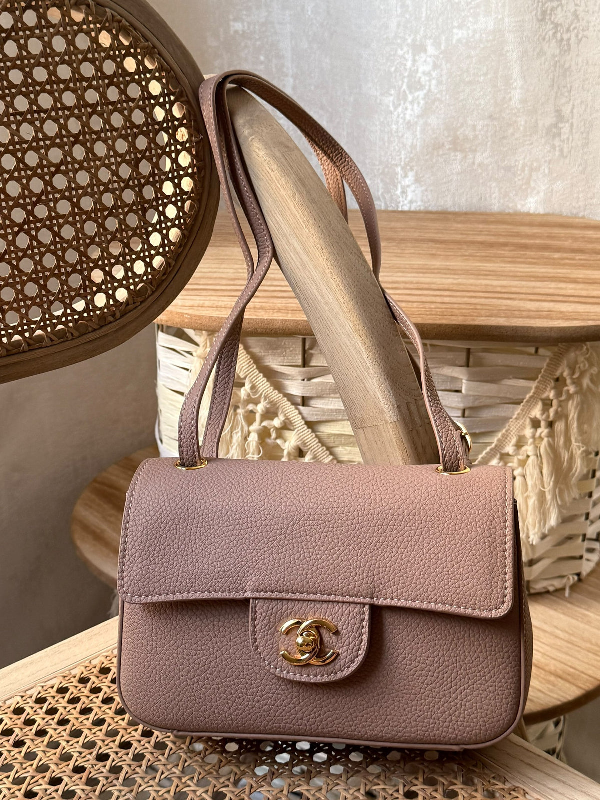 Chanel Shoulder Bag - Beige