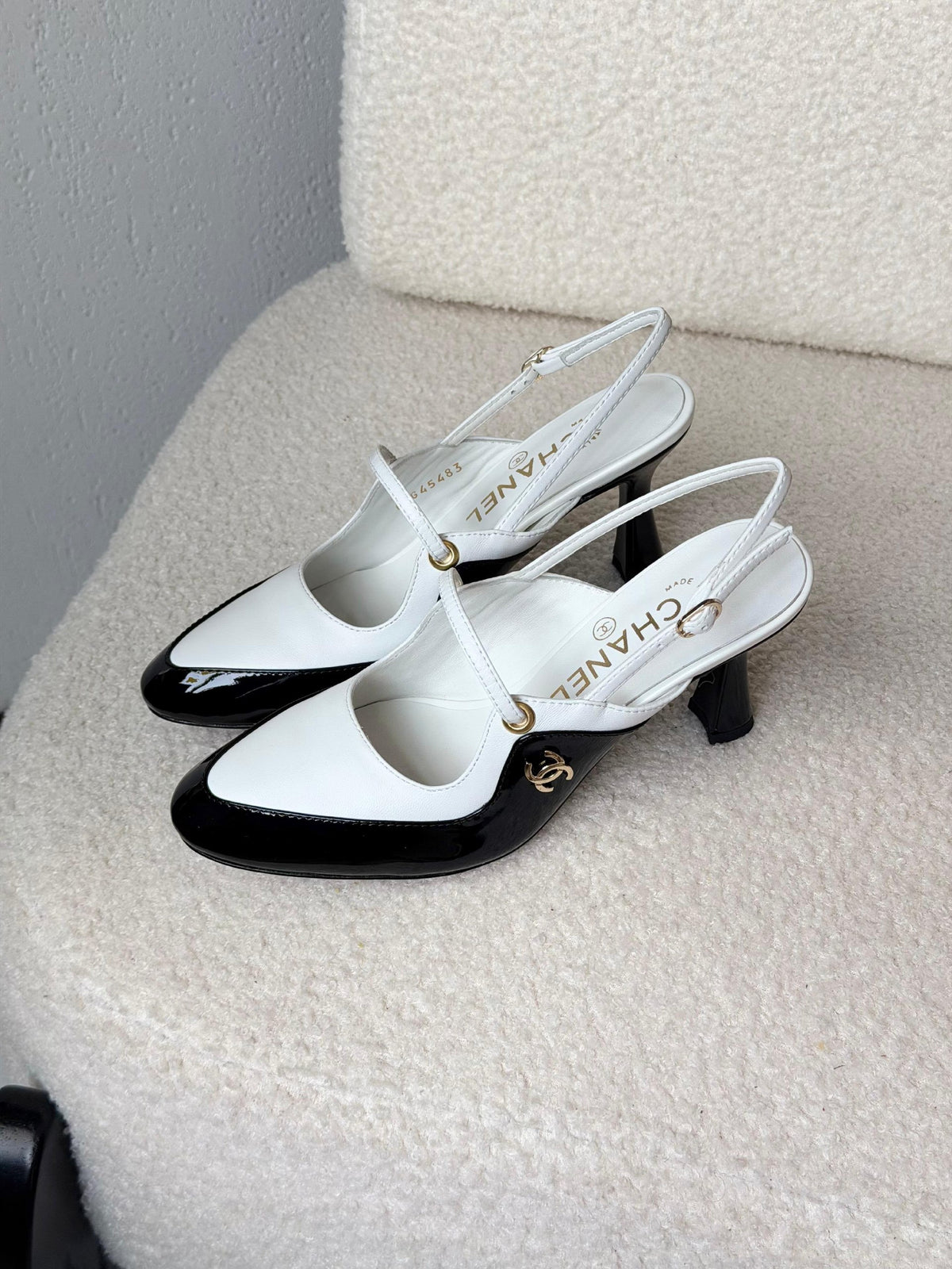 Chanel Heels - Black & White