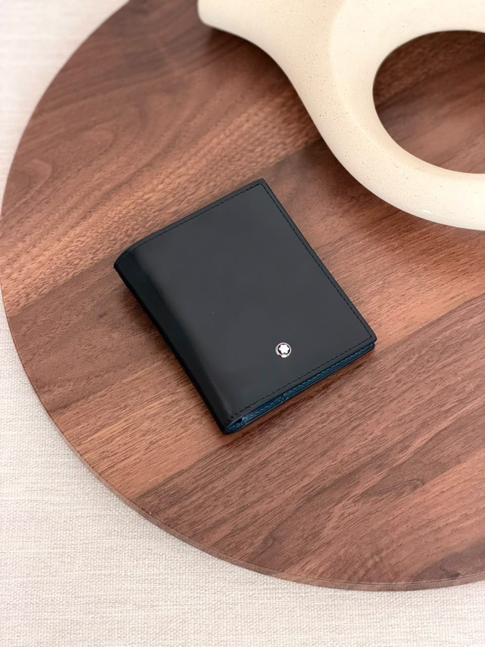 Montblanc Foldover Card Holder - Black