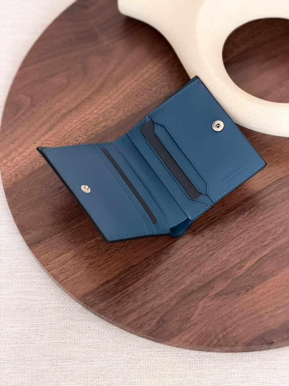 Montblanc Foldover Card Holder - Black