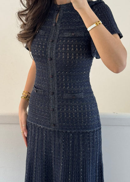 Sandro Dress - Navy