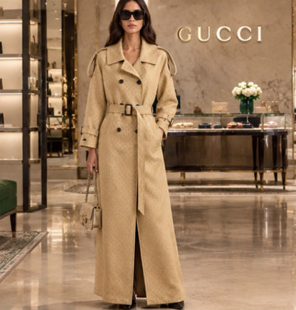 Gucci Coat - Beige Monogram