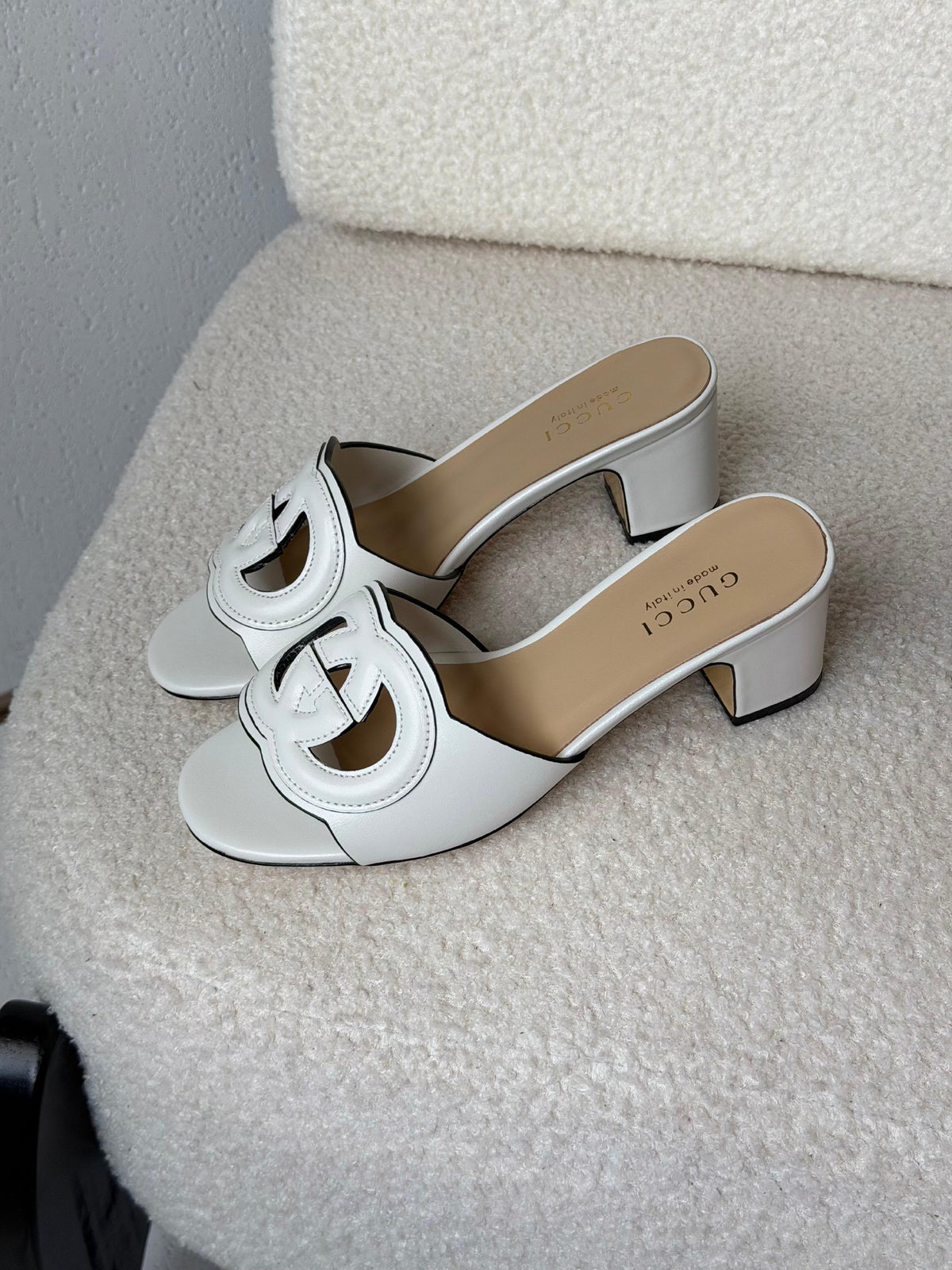 Gucci Heels - White