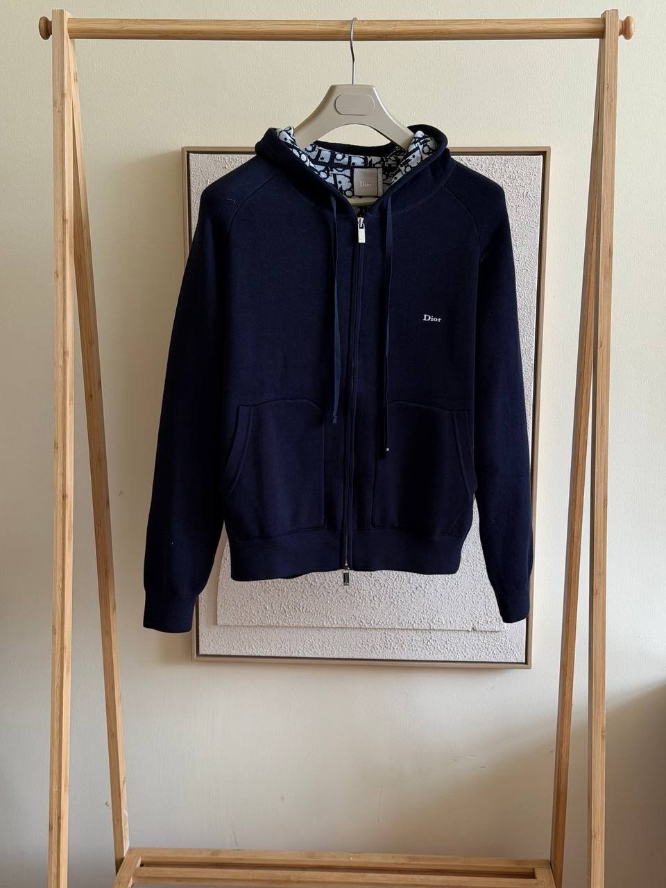 Dior Hoodie - Navy Monogram