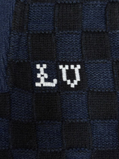Louis Vuitton Zip-Front Sweater - Navy