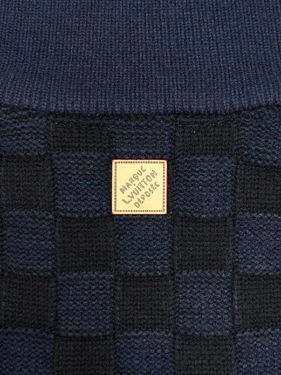 Louis Vuitton Zip-Front Sweater - Navy