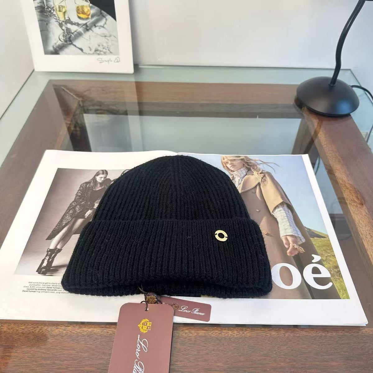 Loro Piana Beanie - Black