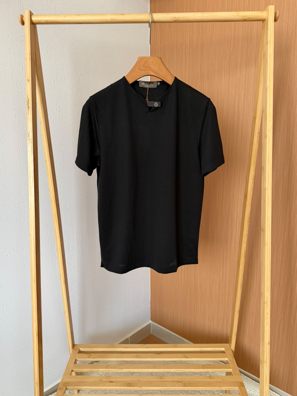 Loro Piana Notch-Neck T-Shirt - Brown, Beige, Navy, Black
