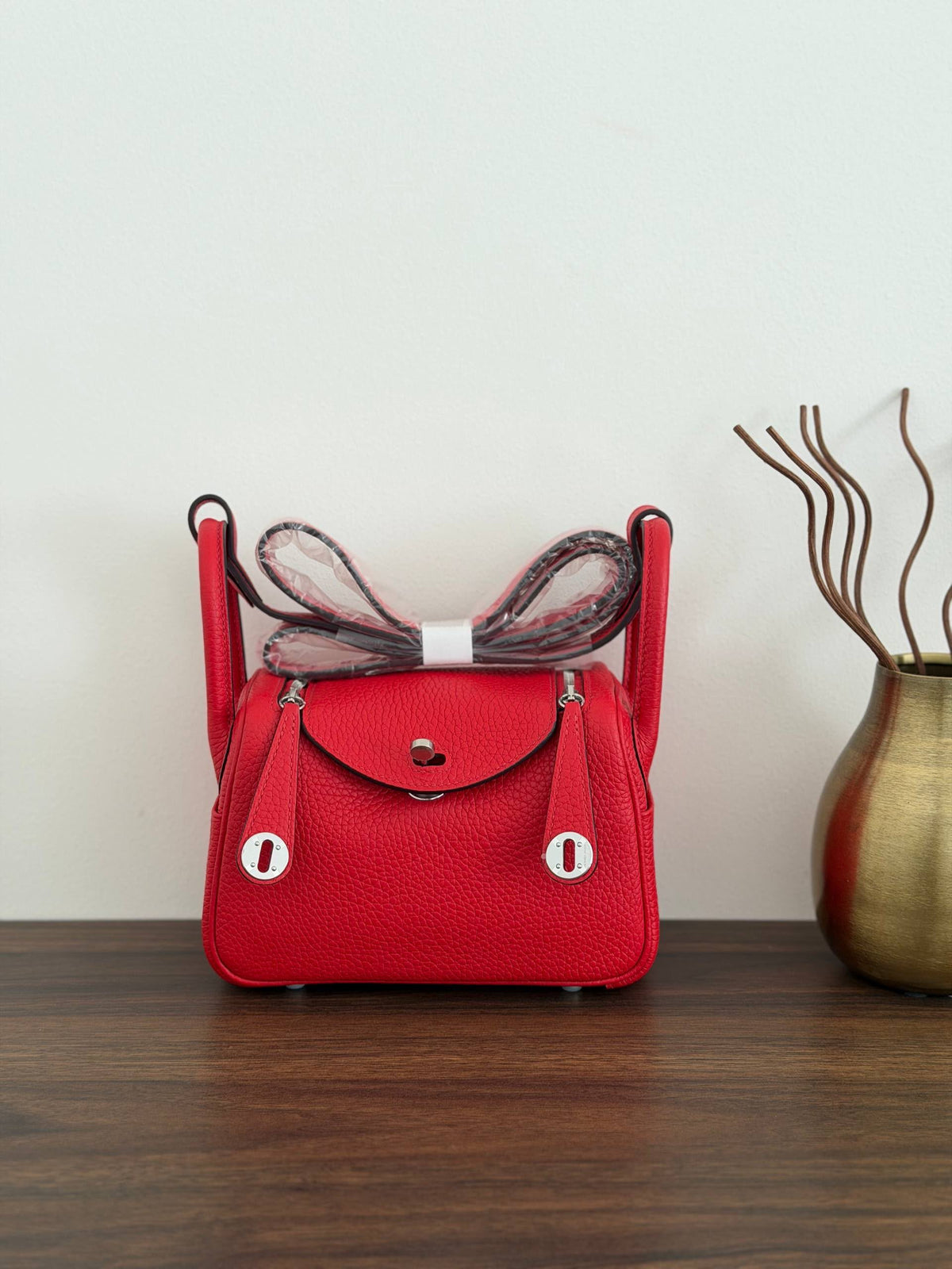 Hermès Lindy Shoulder Bag - Red