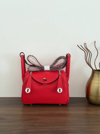 Hermès Lindy Shoulder Bag - Red