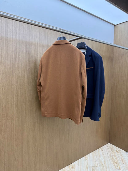 Loro Piana Blazer - Brown, Navy