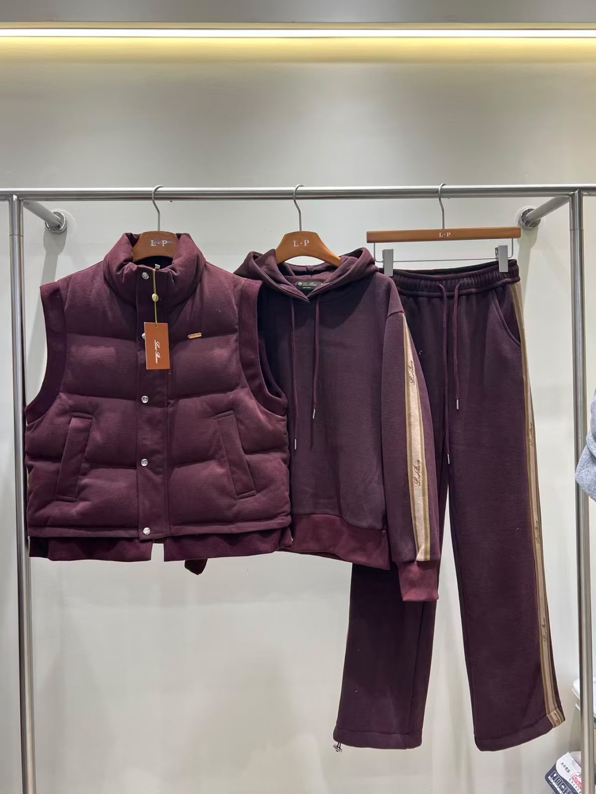 Loro Piana Set - Burgundy
