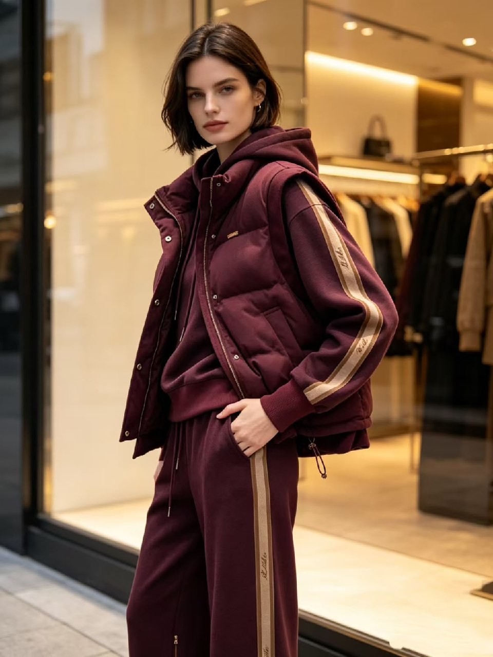 Loro Piana Set - Burgundy