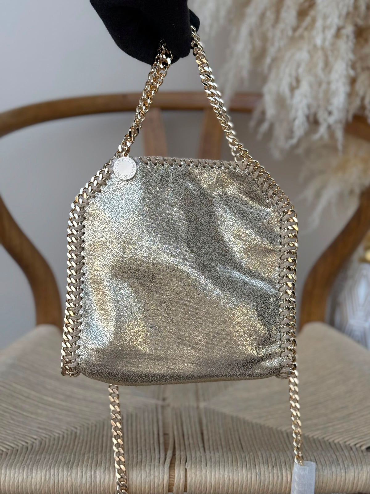 Stella McCartney Chain-Trim Tote Bag - Gold