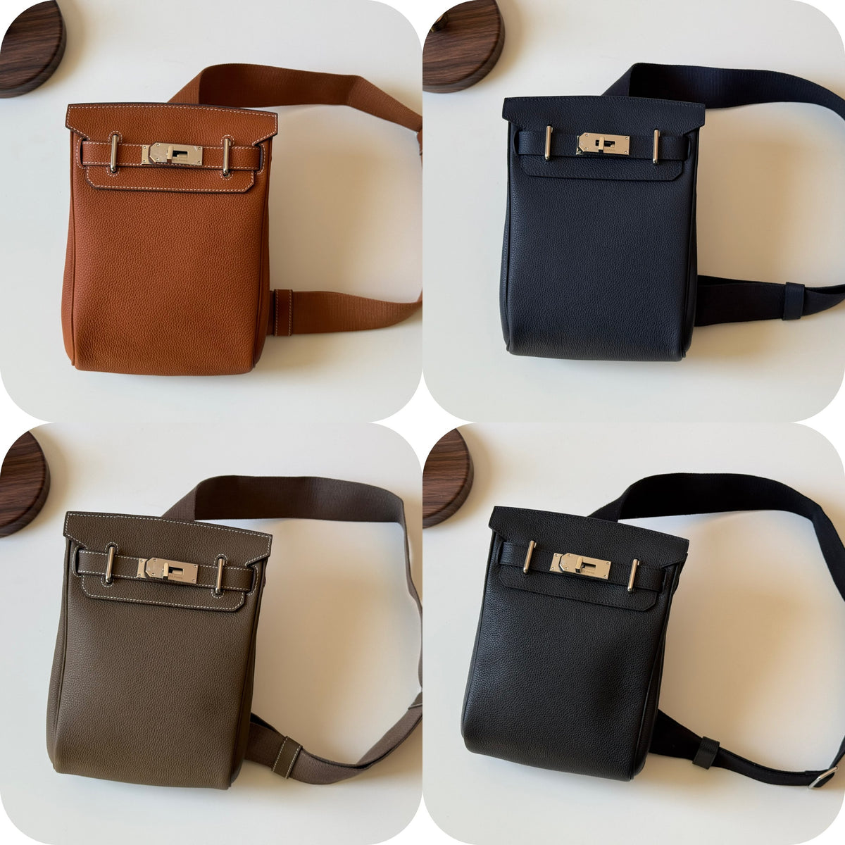 Hermès Crossbody Bag - Dark Brown
