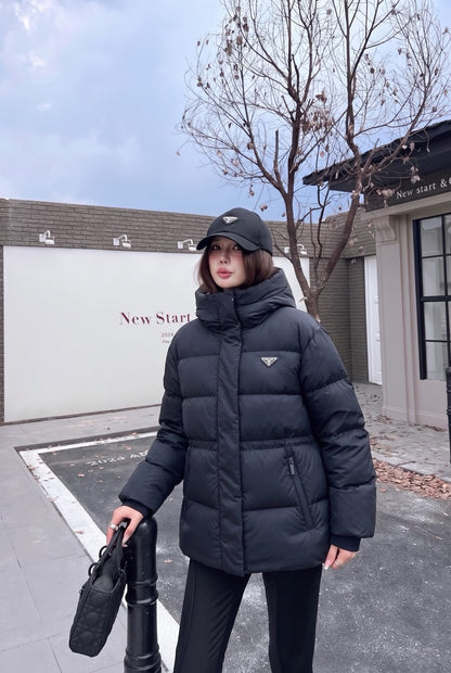 Prada Hooded Jacket - Black