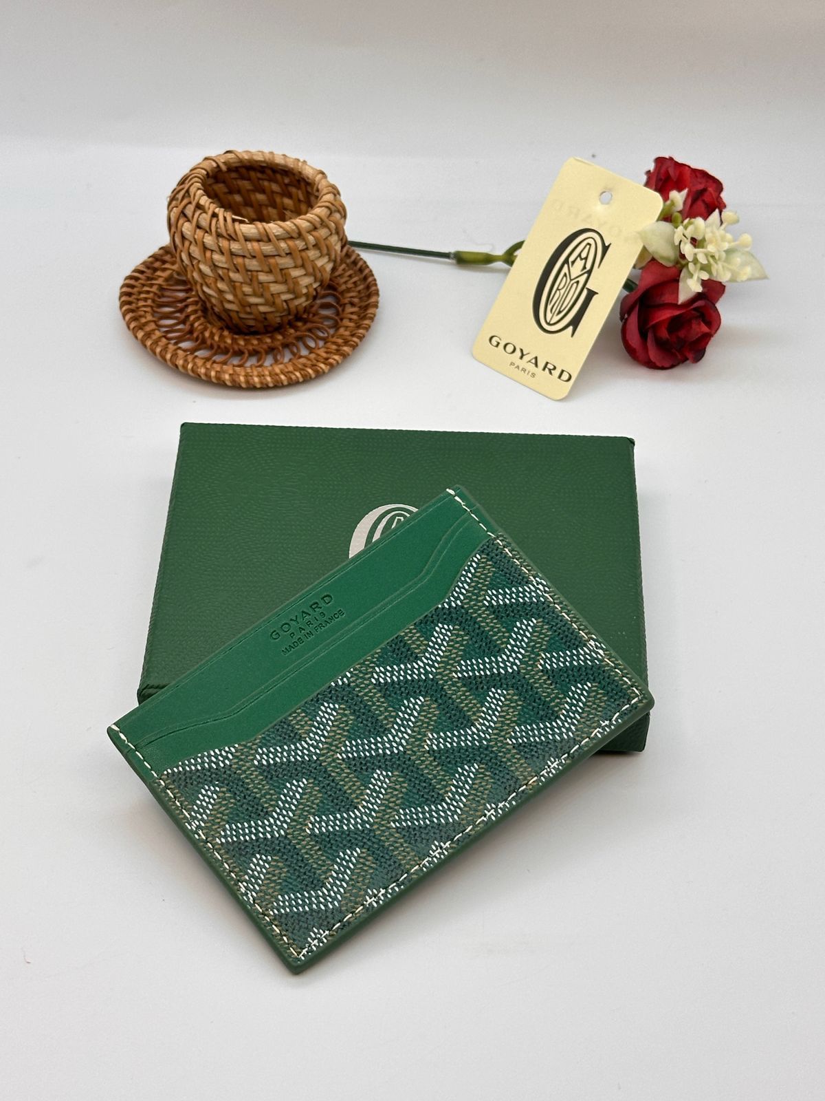 Goyard Card Holder - Green