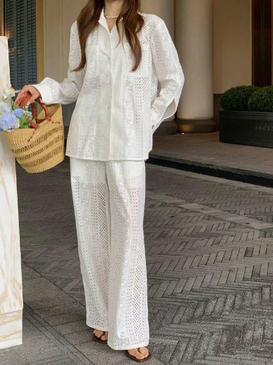 Fendi Set - White