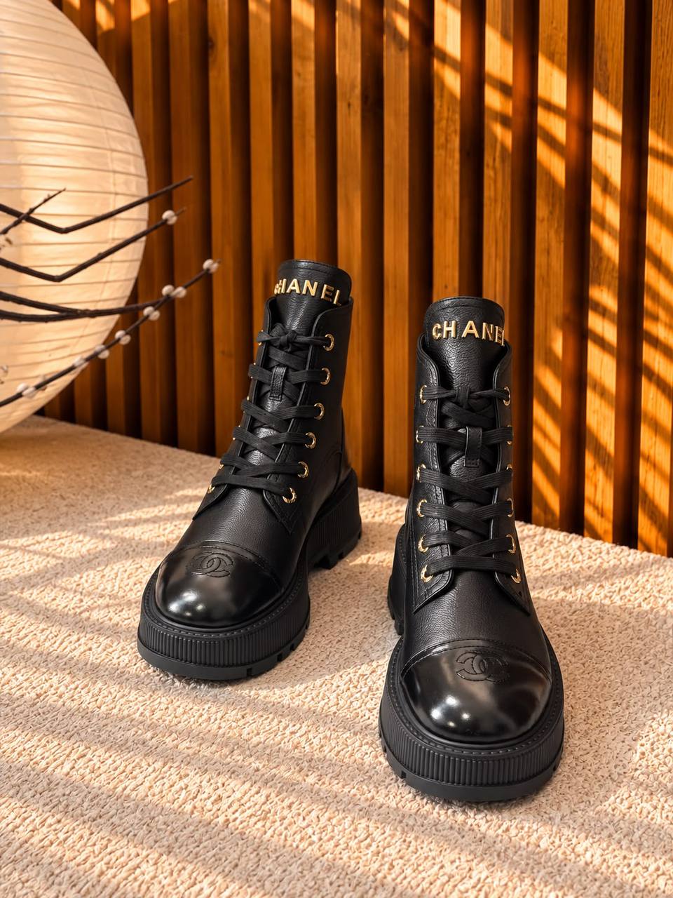 Chanel Low Cut Boots - Black