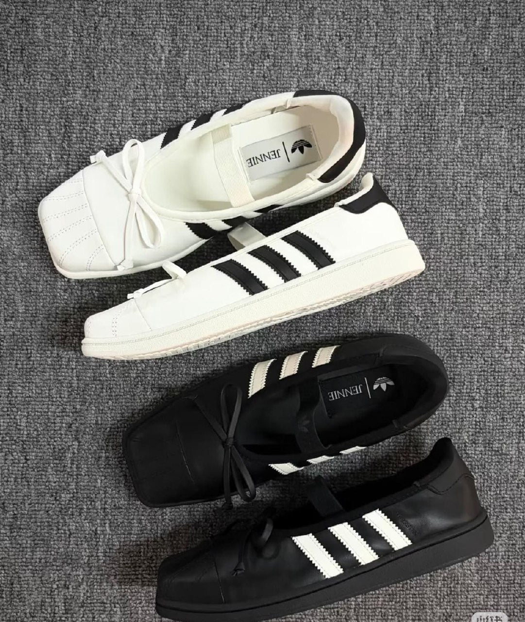 Adidas Sneakers - White & Black, Black & White, White, Black