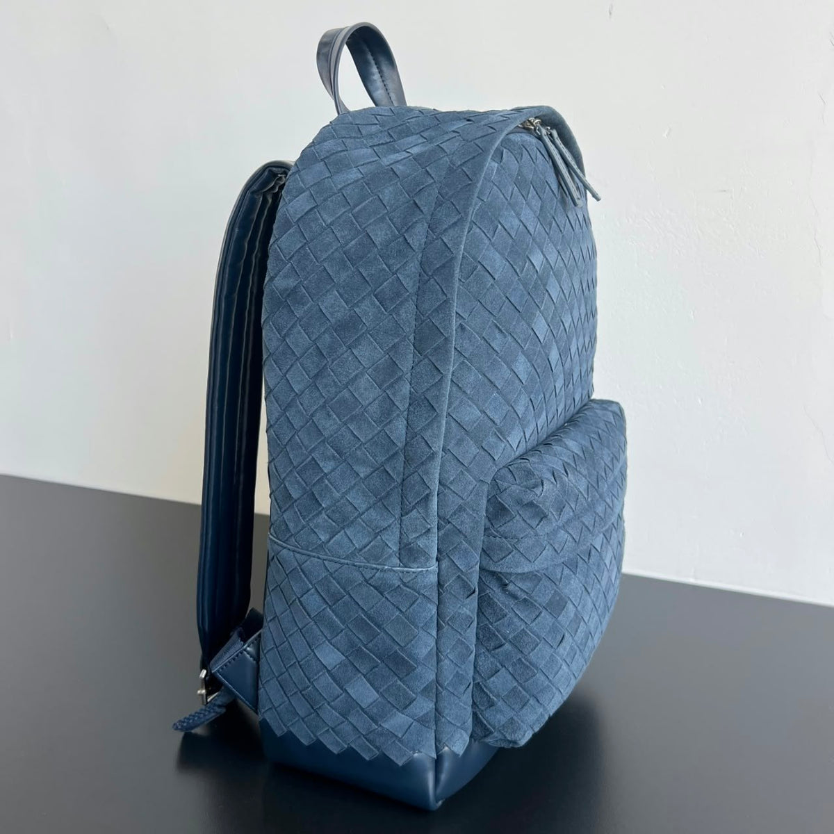 Bottega Veneta Woven Backpack - Blue