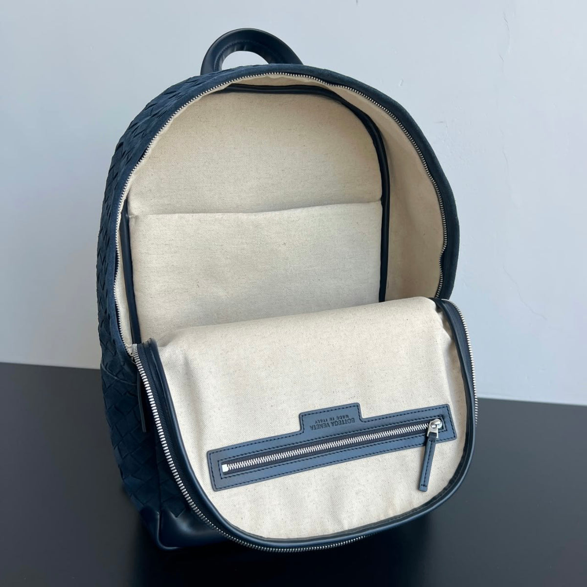 Bottega Veneta Woven Backpack - Blue