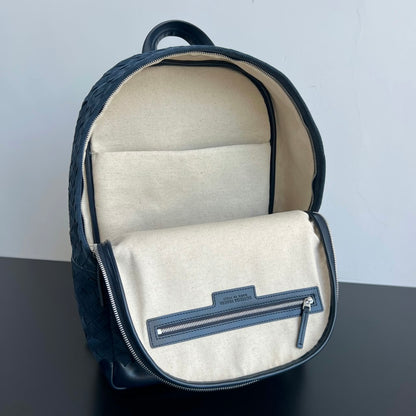 Bottega Veneta Woven Backpack - Blue