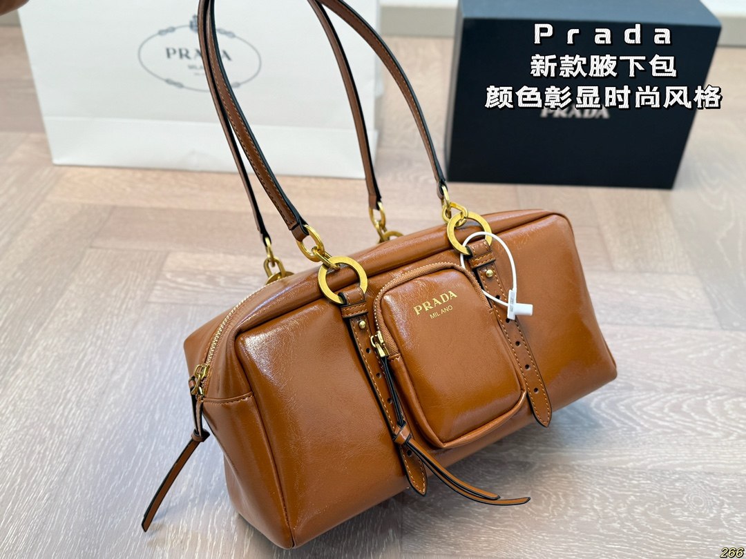 Prada Shoulder Bag - Brown