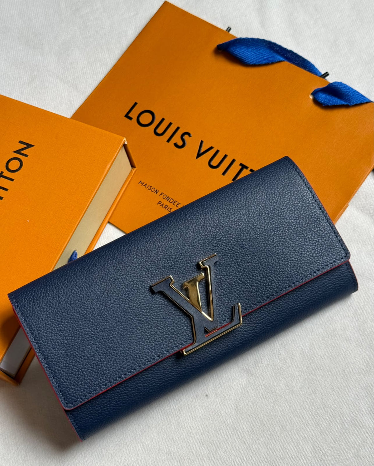 Louis Vuitton Wallet - Black, Navy, Beige, Pink, Red