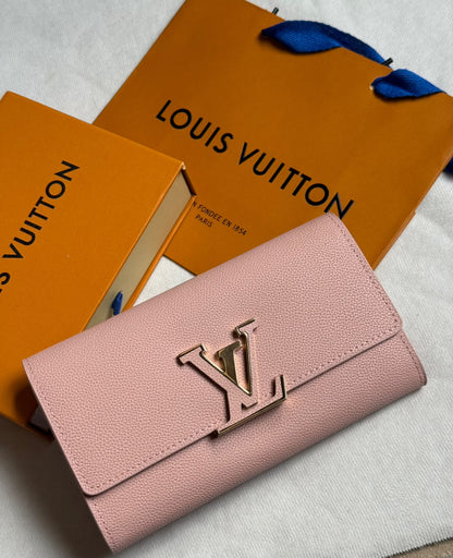 Louis Vuitton Wallet - Black, Navy, Beige, Pink, Red