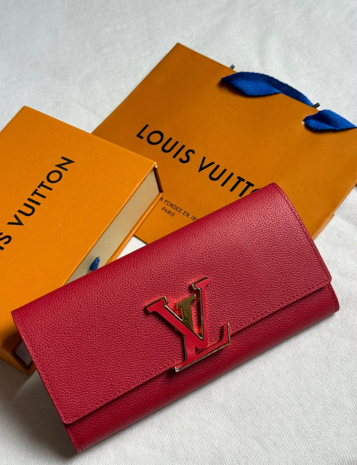 Louis Vuitton Wallet - Black, Navy, Beige, Pink, Red