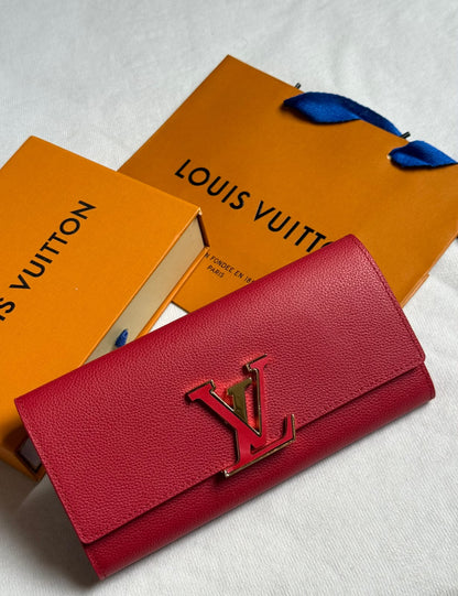 Louis Vuitton Wallet - Black, Navy, Beige, Pink, Red