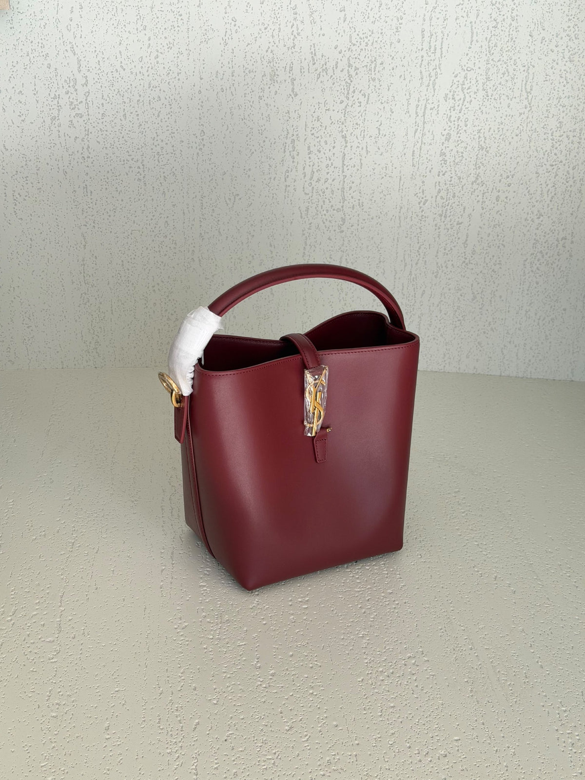 Saint Laurent Handbag - Burgundy, White, Black