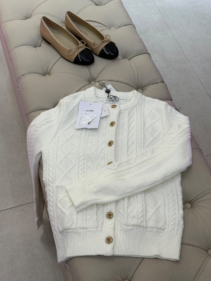 Chanel Cardigan - White