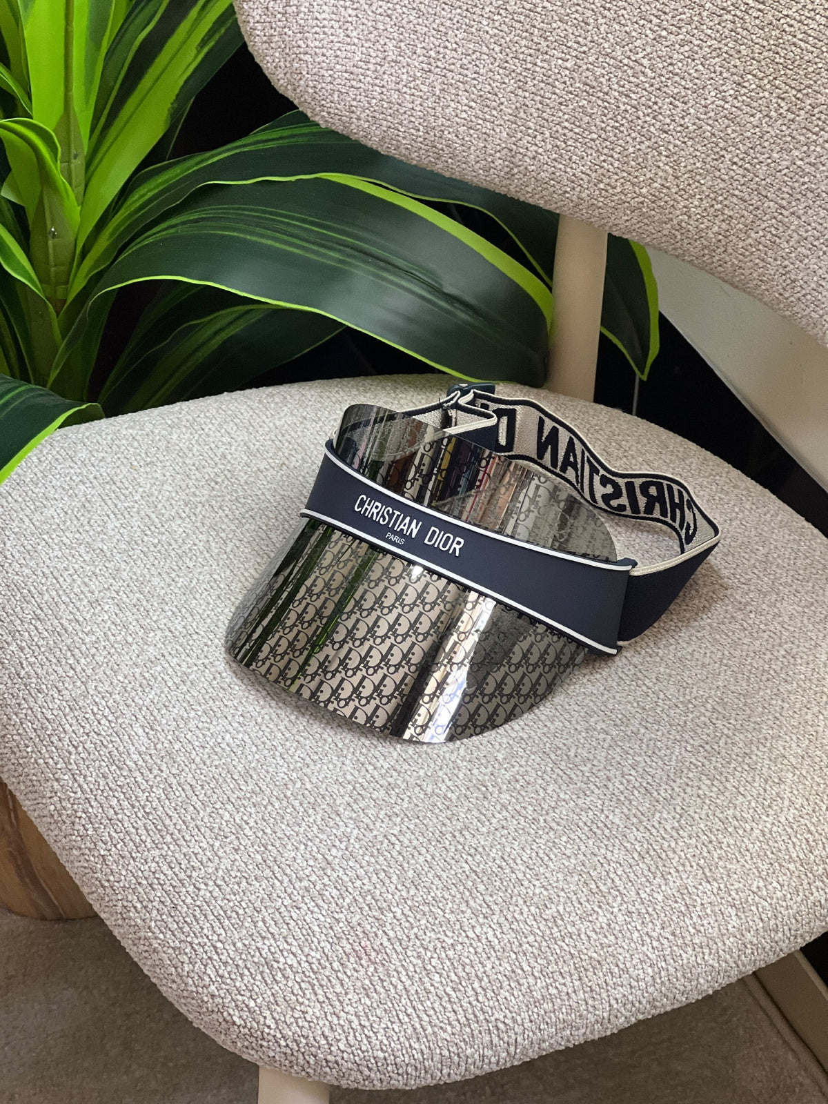 Dior Smooth-Band Hat - Navy Monogram