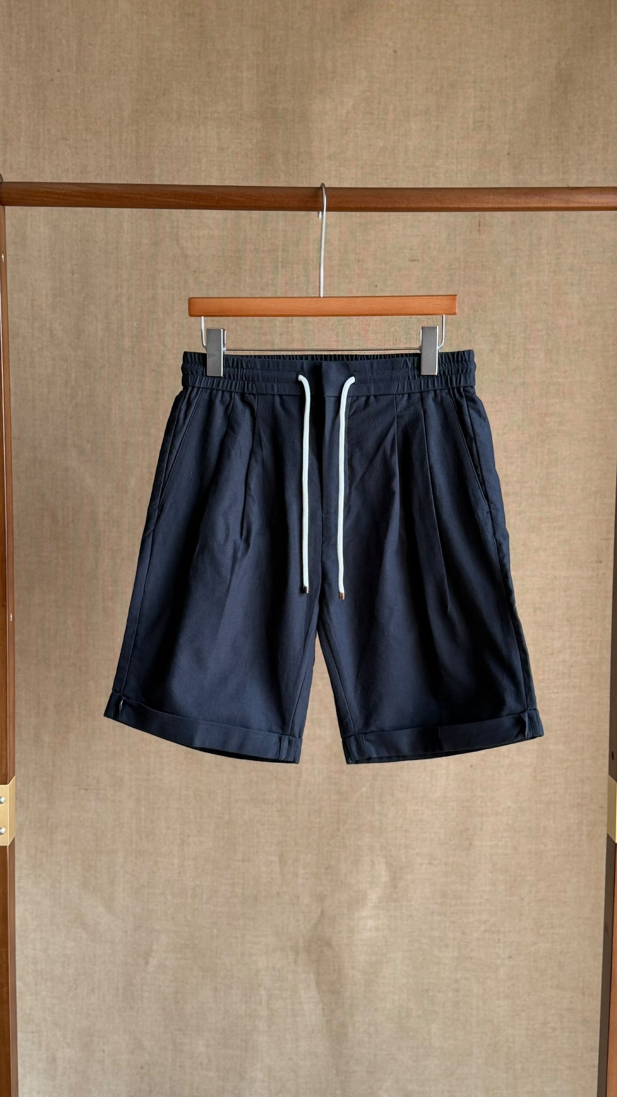 Loro Piana Drawstring Shorts - Navy, Beige, Grey, White
