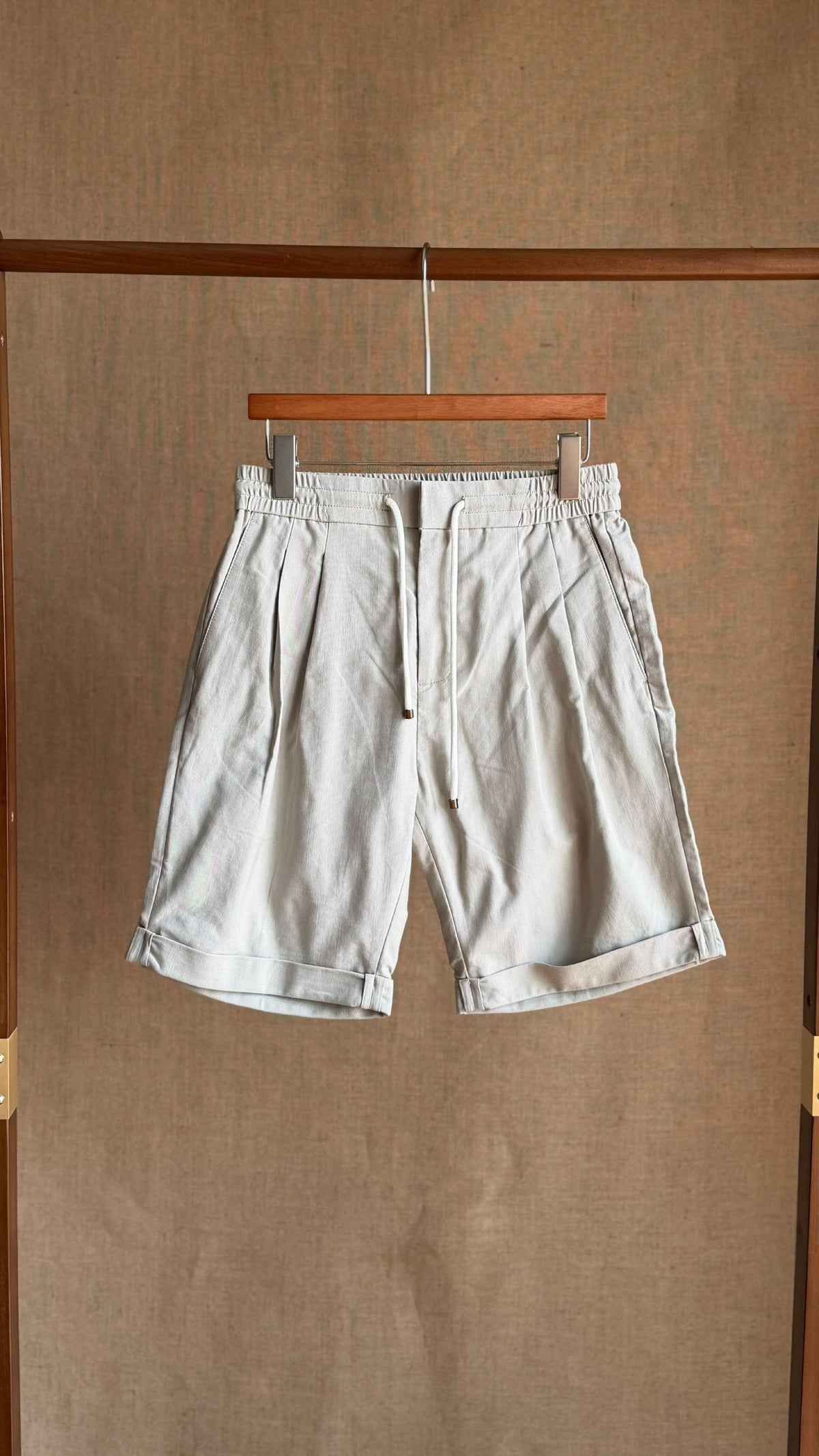 Loro Piana Drawstring Shorts - Navy, Beige, Grey, White